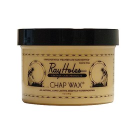 Ray Holes Leather Care Products Chap Wax - Protects And Waterproofs Leather Chaps, Boots, and Other Gear, Made In The USA, 6 Ounce Container