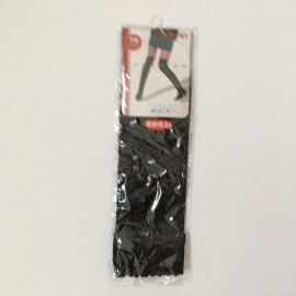 Non No Brand OVER THE KNEE Socks NWT From Taiwan Black Lace Ends 70% Nylon