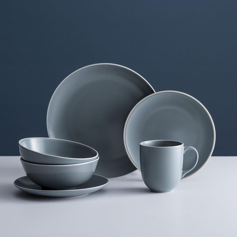 Mason Cash | Classic Collection 12-Piece Dinnerware Set - Green