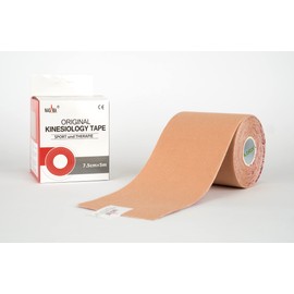 Nasara KT3B Original Kinesiology Tape 7.5cm x 5m Beige