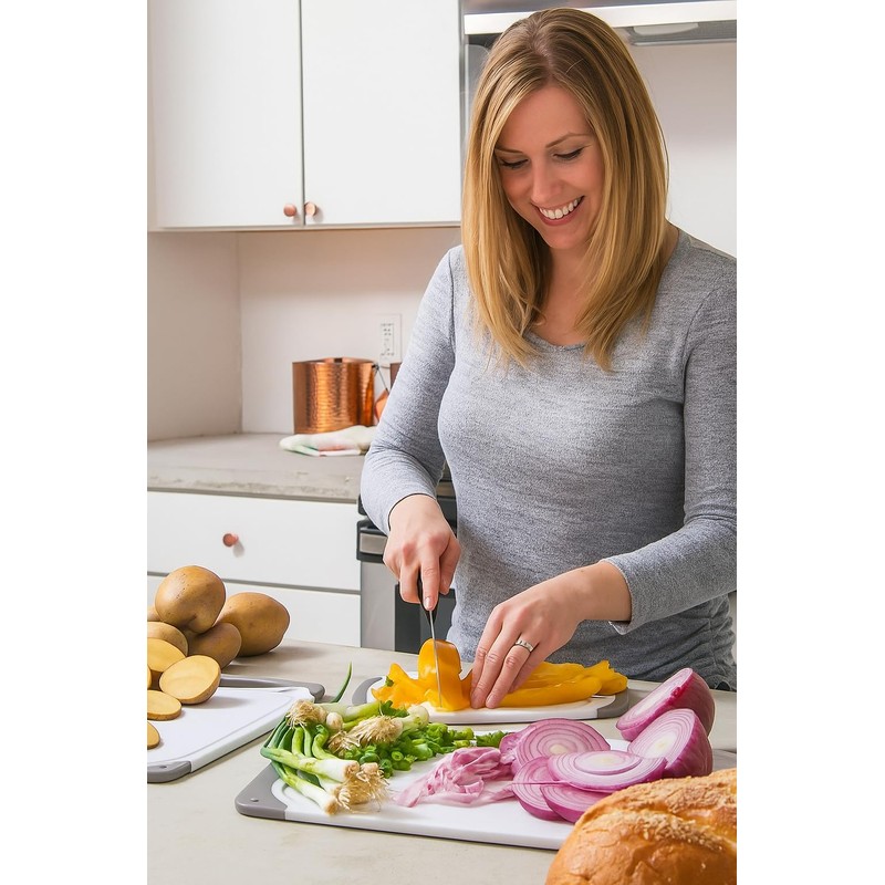 Cutting Boards for Kitchen - BPA-Free Chopping Board - Different