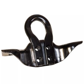 Ford NEW OEM 17-22 Ford Super Duty Front Tow Hook Bumper Bracket BLACK - Single