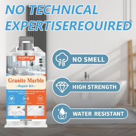 ROFPM Marble Tile Repair Kit, Porcelain Tub Repair Kit Waterproof Leak-Proof for Fiberglass Shower, Granite, Ceramic Sink, Quartz, Resin, Toilet, Floor Tile (4 Color)