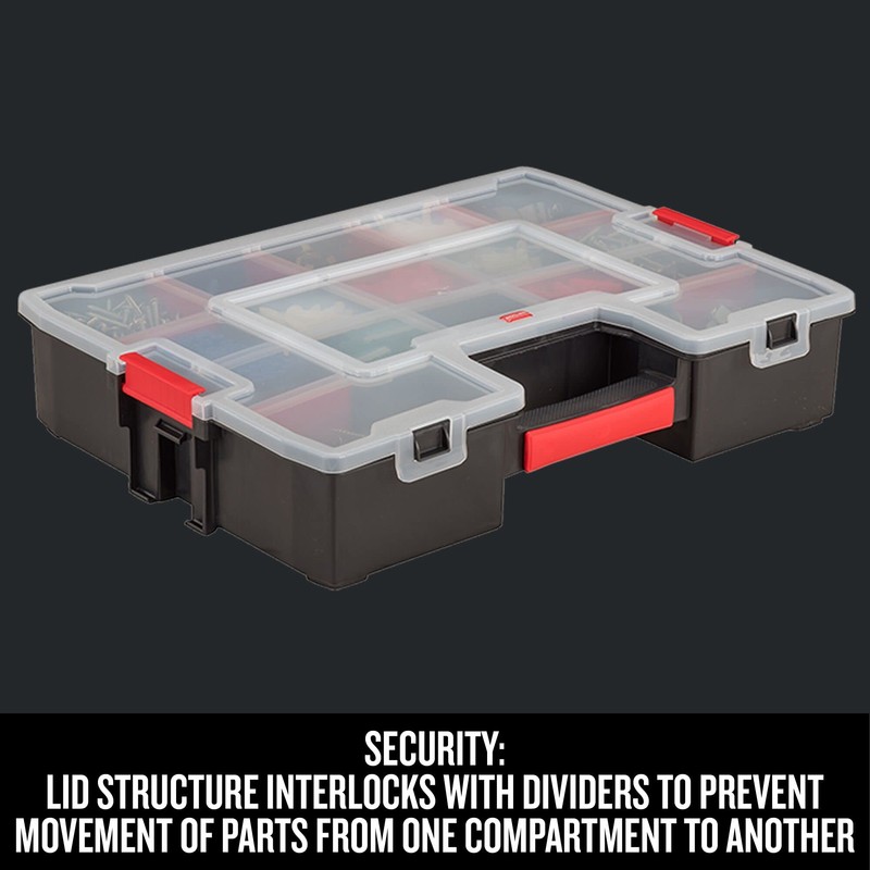 CRAFTSMAN 14-Compartment Plastic Small Parts Organizer (CMST14022)