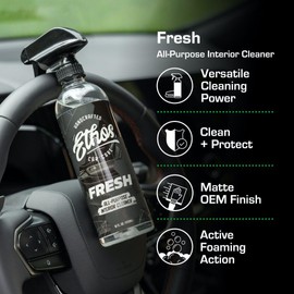 Ethos FRESH - All Purpose Interior Cleaner Car Detailing Kit Interior Cleaner - Car Interior Detailing - Car Interior Cleaner for Cars, Trucks, SUVs, Jeeps, Motorcycles, RVs & More