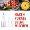alpina Hand Blender Set - Purée Stick Chopper - Hand