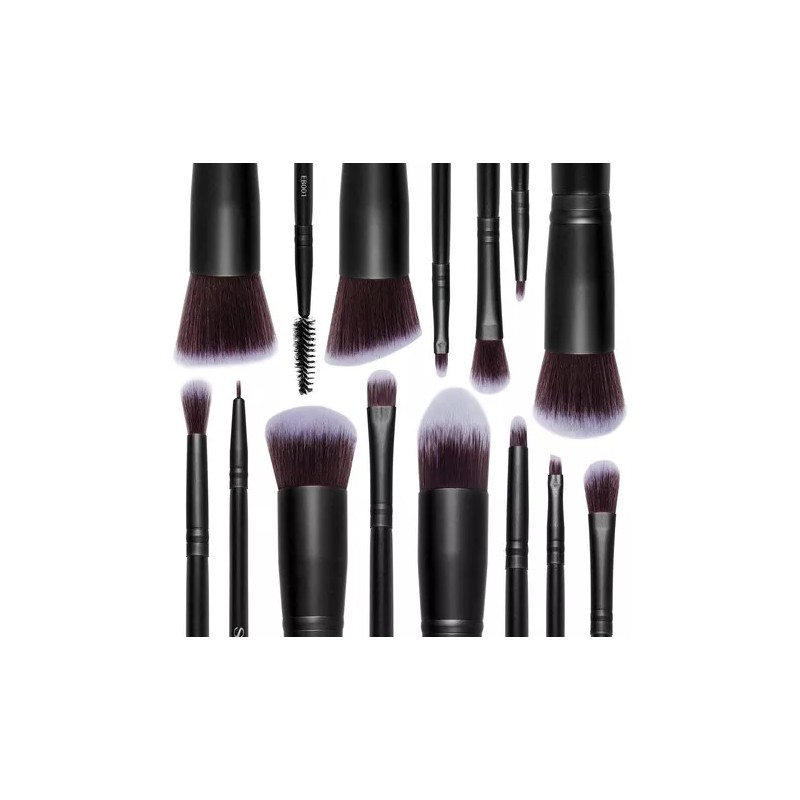 Shany Black Bombshell - Juego De Brochas De 14 Piezas
