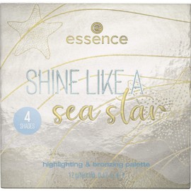 essence Tansation Shine Like A Sea Star Highlighting & Bronzing Palette, No. 010 Champagne Beach Love, Multi-Colour, 4 Colours (12 g)