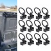 Jiawu 12 Pack Single Stud Fittings, L Track Tie Down