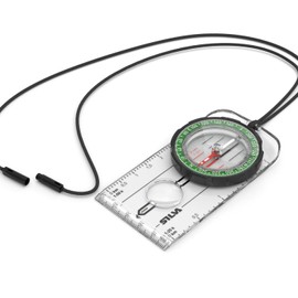 Silva Compass Outdoor - Ranger Hiking Compass - Map Scales 1:25k & 1:50k - For Basic Outdoor Activities - Rotating Housing with Rubber Grip - For Hiking and Military