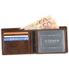 J JONES JENNIFER JONES Mens Genuine Leather Wallet with RFID