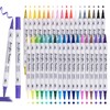 Carehabi Acrylic Pens 12 Colours Acrylic Paint Pens Waterproof Acrylic