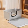 Yangbaga Odor Control Extra Large Stainless Steel Litter Box, Seamless