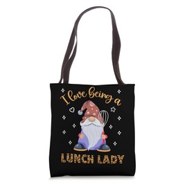 I Have Being A Lunch Lady With Leopard Pattern Tote Bag