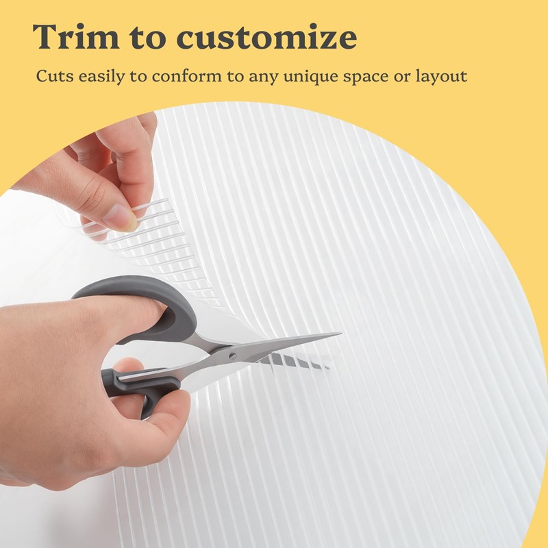 Drawer and Shelf Liner, Non Adhesive Cabinet Liner, Waterproof Washable