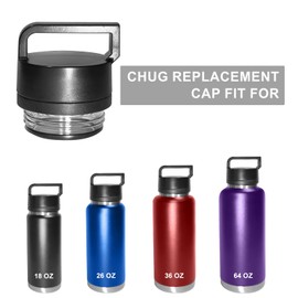 HiMoliwa Yeti Water Bottle Chug Cap Replacement, Yeti Rambler Lids Replacement, Yeti Rambler Chug Cap Compatible with Yeti Water Bottles18/26/36/46/64 OZ, Yeti Chug Cap, Dishwasher Safe（1 Pack）