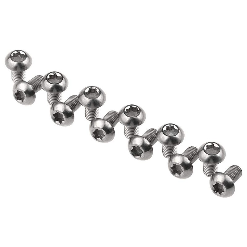 Wanyifa 12 tornillos de titanio Ti Torx M5 x 10