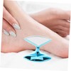 WOONEKY Glass Foot File Heel Scraper Crystal Eraser Hair Shaving