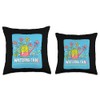 Cute Watering Can Graphic for a Nice Garden Look Throw