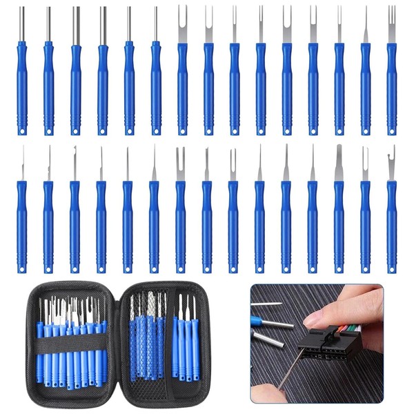 Pixaro Terminal Removal Pin Tool - 30 Piece Car Pin
