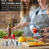 OKUMEYR Egg Mold and Poacher Set with Handle 2-Piece Stainless