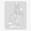 Wraith SprayWorks Cemetery Statue #1 - Reusable Airbrush Stencil Template