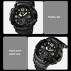 Men Digital Watch Waterproof Stopwatch Timing Date Display Alarm Clock