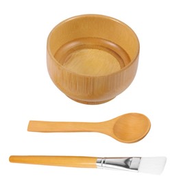 Outanaya 3Pcs Mixing Bowl for Face Mask Application Skin Care Mixing Bowls Reusable DIY Cosmetic Tools with Gentle Brushes for Masks Serums