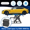 GANSNAY Solid Rubber Block for Car Lift- Nylon Layer Reinforced,