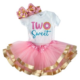 Perfect Pairz 2nd Birthday Outfit Baby Girl Tutu