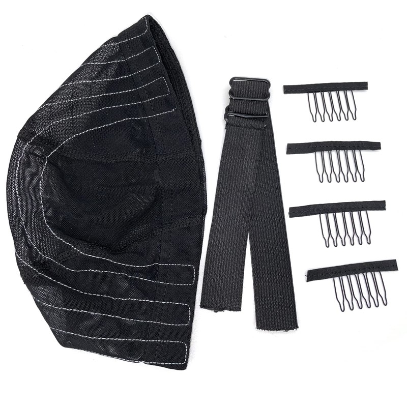 Wig Cap with Guideline Map for Wig Making, Stretchable Mesh
