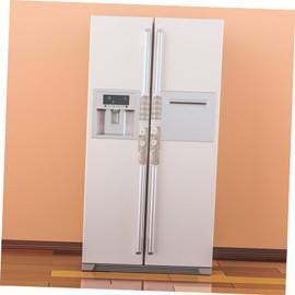 DOITOOL 1 Pair Anti-Static Protective Cover Kitchen Appliance Handle Cover Fridge Handle Covers Oven Handle Cover Freezer Door Handle Cover Refrigerator Door Handle Sleeves Coffee