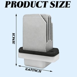 27761-4BA0A Blower Motor Resistor for Nissan & Infiniti, HVAC Blower Control Module Compatible with Nissan Rogue Pathfinder Sentra Maxima Titan NV1500 NV2500 NV3500 G20 I30 JX35 Q45 QX4 QX60