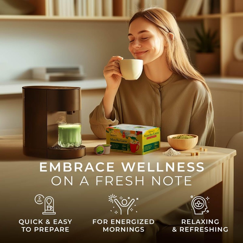 Gya Tea Co Matcha Latte Green Tea Gift Set (16