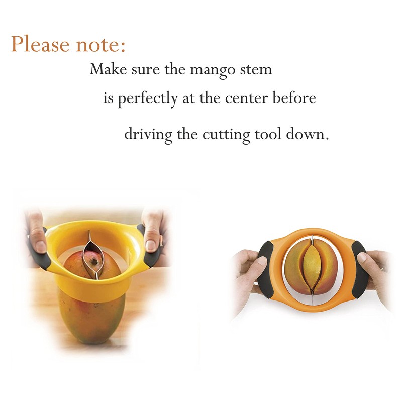 Mango Slicer, Peeler and Pit Remover Tool, Mango Cutter Splitter,