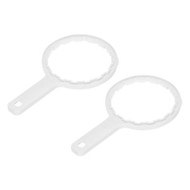sourcing map Water Filter Housing Wrench Fit for 3013 Water Filter Housing Plastic Filter Housing Wrench White 2 Pack