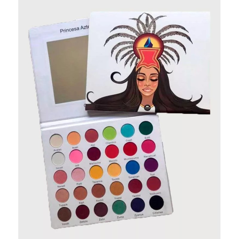 Eco R Paleta Sombras Maquillaje Excelente Pigmentación 30 Tonos