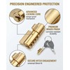 TAVYTH 2 Piece Trailer Lock Clutch Lock with 2 Keys
