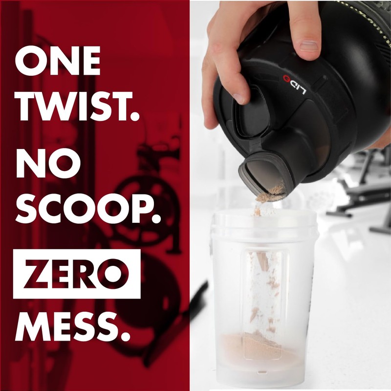 MYLIDO Protein Dispenser Scoop Powder Dispense Supplement Funnel Universal Size