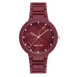 Nine West Women's Rubberized Bracelet Watch