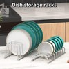 SHUTKMVCW Dish Rack Plates Holder 2 Pack set, Plate organizer