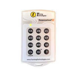 Turning Technologies Response Card RF Student Clicker RCRF-02