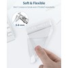 Uniclife 6 Pack Vertical ID Card Badge Holder Waterproof Clear