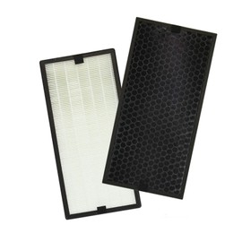 PUREBURG Replacement HEPA Filter + Activated Carbon Filter Compatible with Rowenta Intense Pure AIR XL Purifier PU60XX Series PU6010 PU6015 PU6020 PU6025 PU6040 PU6045 Part # XD6077U0 XD6061 XD6066
