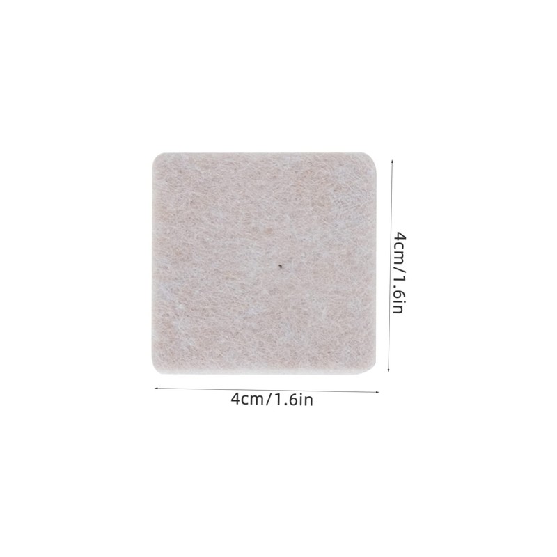 LALAFINA 70pcs Felt Pads for Furniture Table Corner Cushions Mute