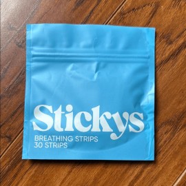 Stickys Breathing Nose Snoring Strips 30 Strips Sunshine Flower Design
