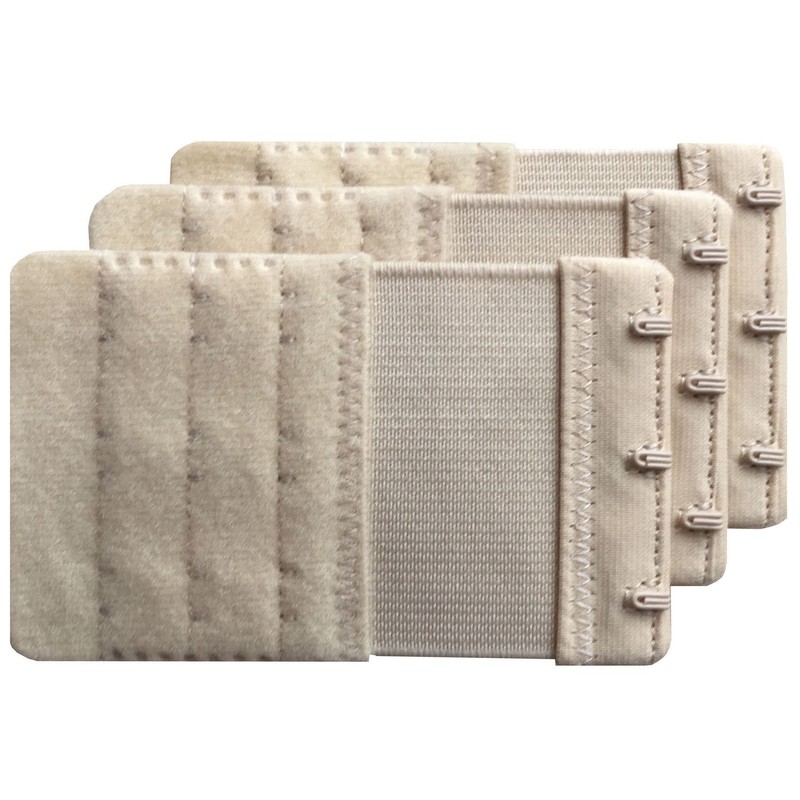 Chanie Women's Pack of 3 Soft Comfortable Extension 3 Hooks