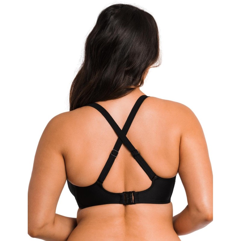 Curvy Kate Women's First Class Balcony Top Bikini, black
