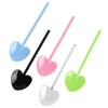 OULIGET Plastic Tasting Spoons,Plastic Spoons,Disposable Ice Cream Spoon,Dessert Spoon,4.1 Inches,100