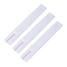 Atamari Long Waist Strap, Set of 3, Muslin, Dressing Cord, Cotton, White, Fashionable, For All Seasons, Adults, Accessories, Waist Strap, Sling, Women's, Adults, Kids, Cotton, Curly Fleece, Solid, Long (White)